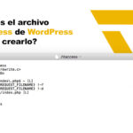 crear htaccess wordpress