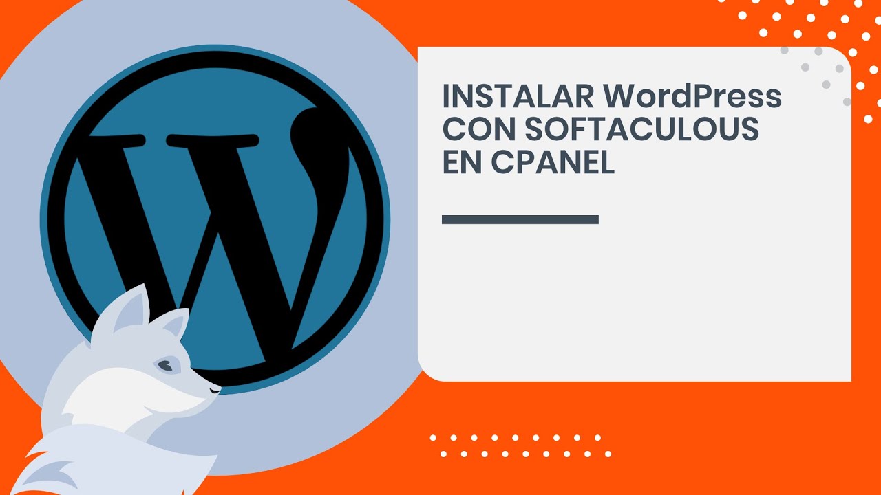 instalar wordpress softaculous