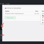 como restaurar una copia de seguridad de WordPress