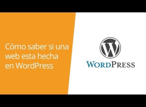 como saber si un sitio esta hecho en wordpress