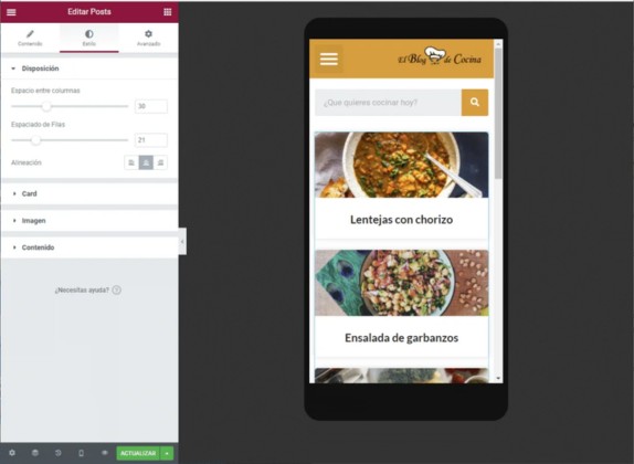 web app con WordPress